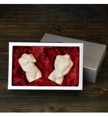 Подарочный набор из мыла Соблазн 195г 13437 уп. 2шт (шампань) купить в интернет магазине подарков ПраздникШоп