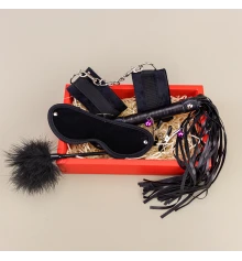 Подарочный набор для эротического связывания 6 предметов 12682 (черный) купить в интернет магазине подарков ПраздникШоп