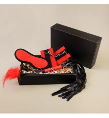 Подарочный набор для эротического связывания 6 предметов 12681 (красный) купить в интернет магазине подарков ПраздникШоп