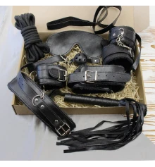 Подарочный набор для эротического связывания 10 предметов 13569 (черный) купить в интернет магазине подарков ПраздникШоп