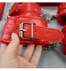 Подарочный набор для эротического связывания 10 предметов 13556 (красный) купить в интернет магазине подарков ПраздникШоп