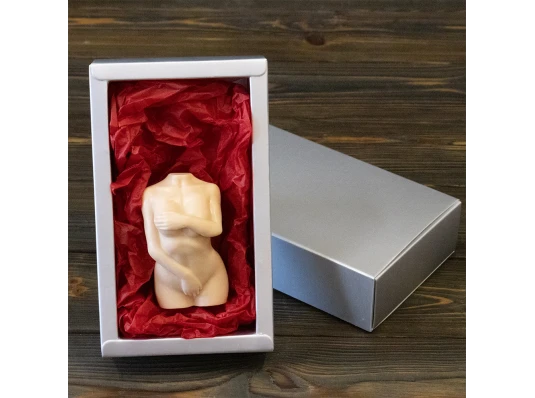 Оригинальный подарочный силуэт Женский Элегантность из мыла 95г 13435 (шампань) купить в интернет магазине подарков ПраздникШоп