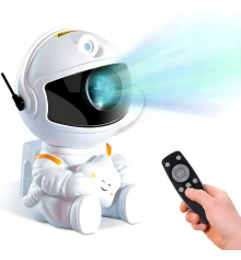 Ночник проектор звездного неба Космонавт от USB с пультом купить в интернет магазине подарков ПраздникШоп