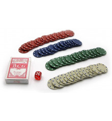 Покерный набор ( колода карт + 60 фишек ) купить в интернет магазине подарков ПраздникШоп