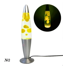 Лава лампа с парафином (34см) желтая купить в интернет магазине подарков ПраздникШоп
