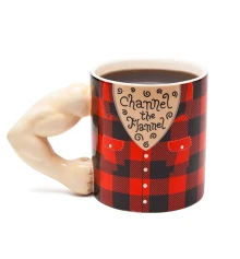 Кружка фигурная Качок Channel the Flannel купить в интернет магазине подарков ПраздникШоп