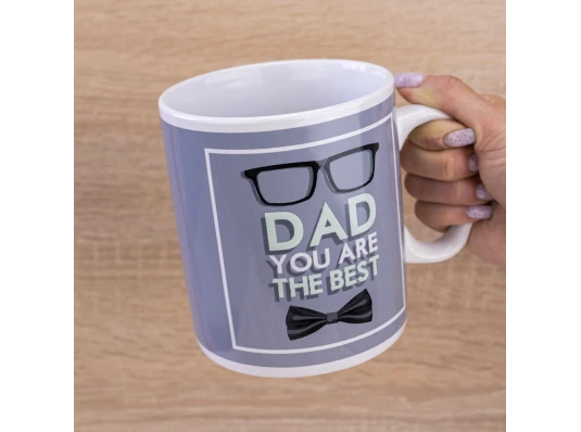 Кружка Гигант Папа, ты лучший - Dad you are the best купить в интернет магазине подарков ПраздникШоп