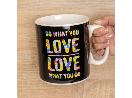 Кружка Гигант Делай то, что любишь... Do what you love купить в интернет магазине подарков ПраздникШоп