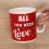 Кружка Гигант Все, что тебе нужно, это ЛЮБОВЬ All you need is LOVE купить в интернет магазине подарков ПраздникШоп