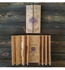 Карта мародеров Гарри Поттер Премиум купить в интернет магазине подарков ПраздникШоп