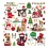 Інтер'єрна наклейка NG Merry Christmas Dogs JD2311 (9 аркушів А4)