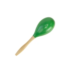 Деревянные Маракасы для танцев 22см (зеленые) (1шт) купить в интернет магазине подарков ПраздникШоп