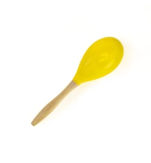 Деревянные Маракасы для танцев 22см (желтые) (1шт) купить в интернет магазине подарков ПраздникШоп