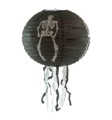 Подвесной декор 40см Скелет (черный) купить в интернет магазине подарков ПраздникШоп