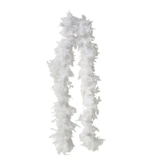 Боа из перьев 80г (белое) купить в интернет магазине подарков ПраздникШоп