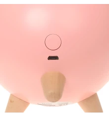 LED Ночник Спящий кот в домике (розовый) купить в интернет магазине подарков ПраздникШоп
