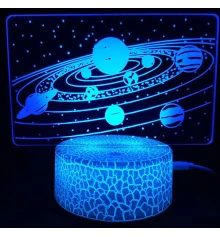 3D Светильник сенсорный Солнечная система 15959-2-6 купить в интернет магазине подарков ПраздникШоп
