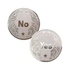 Сувенірна монета прийняття рішень YES/NO 3802 (срібна)