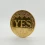Сувенирная монета принятия решений YES/NO 3701 (золотая) купить в интернет магазине подарков ПраздникШоп