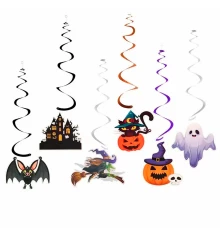 Подвесные украшения на Хэллоуин 13738 Темные друзья (уп.6 шт) купить в интернет магазине подарков ПраздникШоп