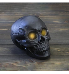 Череп светильник настольный S 13782 (черные) купить в интернет магазине подарков ПраздникШоп