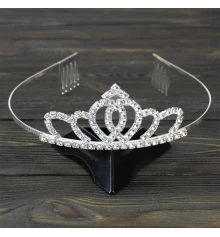 Диадема со стразами металлическая 13838 купить в интернет магазине подарков ПраздникШоп
