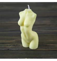 Декоративная восковая свеча силуэт Женщины 13847 (шампань) купить в интернет магазине подарков ПраздникШоп