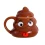 Кружка керамическая фигурная Какашка Emoji №5 купить в интернет магазине подарков ПраздникШоп
