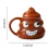Кружка керамическая фигурная Какашка Emoji №5 купить в интернет магазине подарков ПраздникШоп