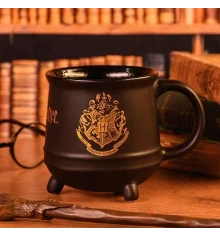 Кружка Гарри Поттер Котел с гербом Хогвартса BIG купить в интернет магазине подарков ПраздникШоп