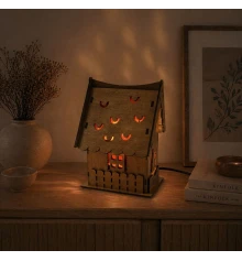 Соляная лампа из гималайской соли «Домик света» (24×17×17 см) купить в интернет магазине подарков ПраздникШоп