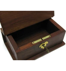 Шкатулка розовое дерево «Книга» (15×10×4.4 см) (6«Х 4») купить в интернет магазине подарков ПраздникШоп