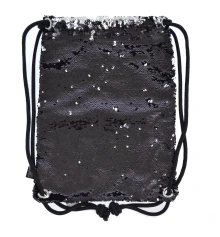 Сумка-мешок YES Black Sequins купить в интернет магазине подарков ПраздникШоп