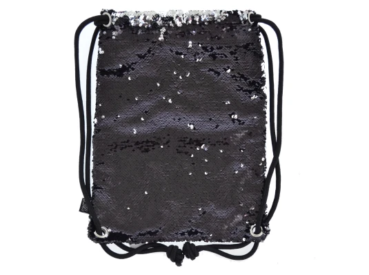 Сумка-мешок YES Black Sequins купить в интернет магазине подарков ПраздникШоп