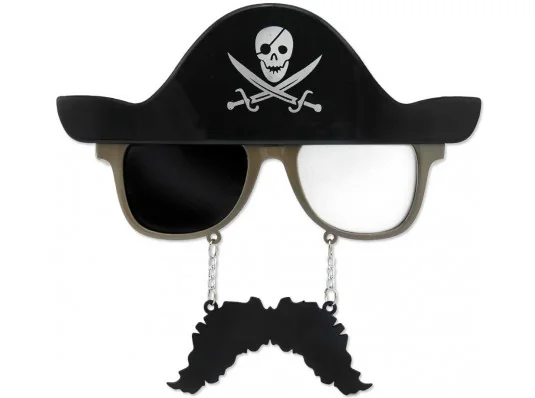 Очки с усами "Пират" купить в интернет магазине подарков ПраздникШоп