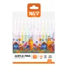 Ручки акрилові Yes Orange Line набір 12 шт у PET пакуванні