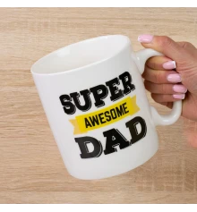 Кружка Гигант Супер потрясающий папа - Super dad купить в интернет магазине подарков ПраздникШоп