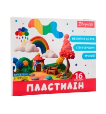 Пластилин 1Вересня Zoo Land 16 цветов 320 г купить в интернет магазине подарков ПраздникШоп