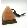 Соляна лампа USB «Піраміда» (S-03) (10×9×9 см) (24 шт. ящ.) (Гімалайська сіль)
