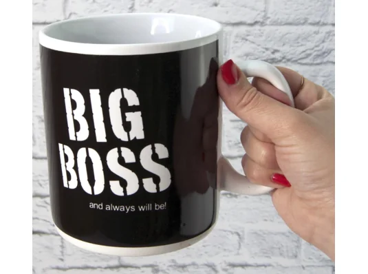 Кружка - гигант "Boss" купить в интернет магазине подарков ПраздникШоп