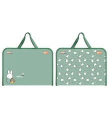 Папка-портфель Yes Miffy FC на молнии с тканевыми ручками купить в интернет магазине подарков ПраздникШоп