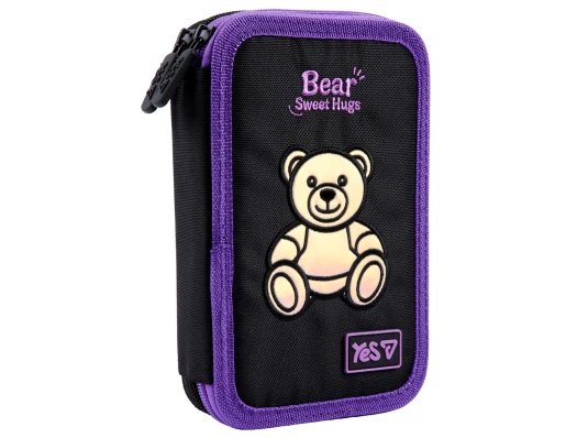Пенал твердый Yes двойной Bear Sweet Hugs HP-01 купить в интернет магазине подарков ПраздникШоп