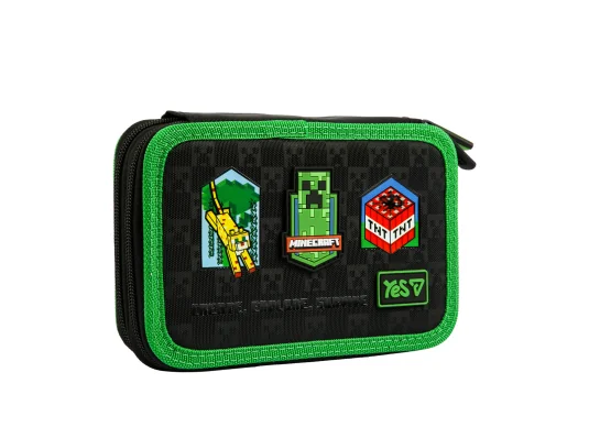 Пенал твердый Yes двойной Minecraft Adventure HP-01 купить в интернет магазине подарков ПраздникШоп