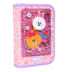 Пенал твердый Yes одинарный с клапаном Line Friends Always Together HP-03 купить в интернет магазине подарков ПраздникШоп