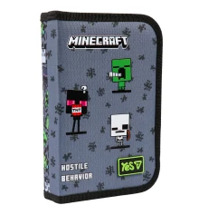 Пенал твердый Yes одинарный с двумя клапанами Minecraft Reality HP-04 купить в интернет магазине подарков ПраздникШоп