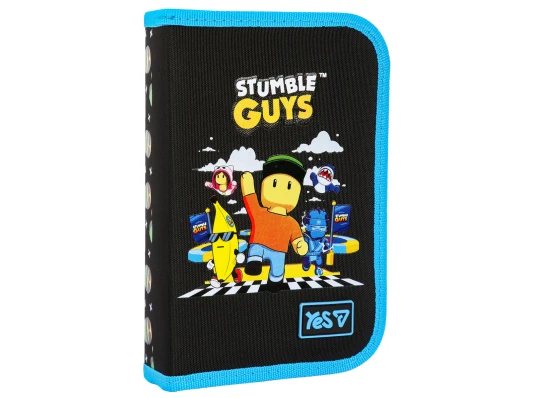 Пенал твердый Yes одинарный с двумя клапанами Stumble Guys HP-04 купить в интернет магазине подарков ПраздникШоп