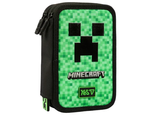 Пенал твердый Yes тройной Minecraft TNT HP-05 купить в интернет магазине подарков ПраздникШоп