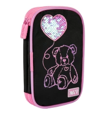 Пенал мягкий Yes с LED Pink Bear PH-35 купить в интернет магазине подарков ПраздникШоп