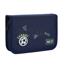 Пенал твердый Yes одинарный с клапаном Football HP-03 купить в интернет магазине подарков ПраздникШоп
