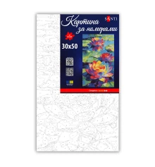 Картина по номерам SANTI Кувшинки 30х50 см купить в интернет магазине подарков ПраздникШоп